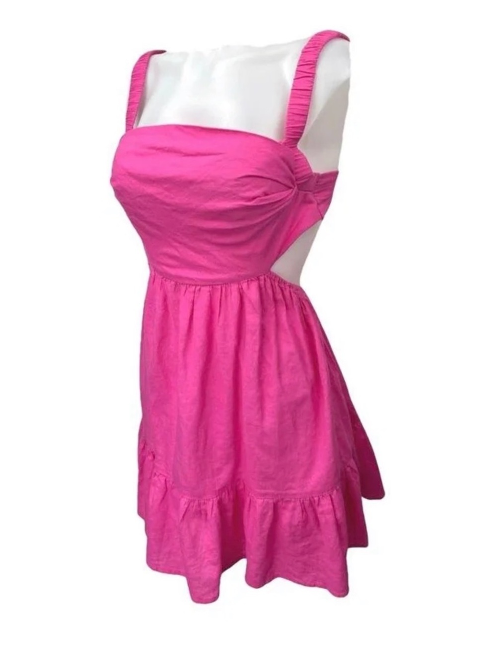 sundays Hot Pink Mini Dress